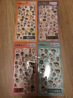 新品未開封正規品　ハイキュー　チェリジェムステッカー4種　4枚セット