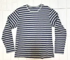 00s Y2K archive old uniqlo ユニクロ　ボーダーロンT