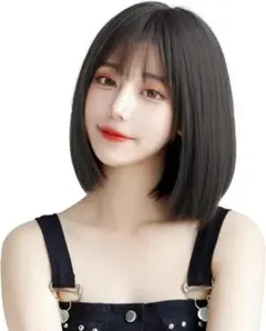 ボブウィッグ 小顔効果 自然 女装 コスプレ 日常用 アジャスター付き
