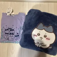 GU×ちいかわ ハチワレ マシュマロフィールラウンジパーカXL トレーナーセット