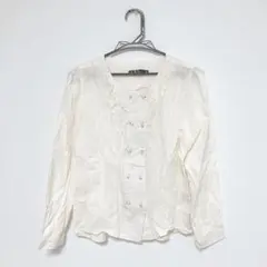 韓国/レースブラウス