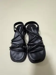 ブラック ストラップサンダル♡ サイズ21.5cm