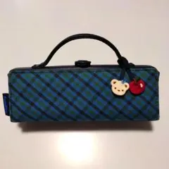 未使用】familiar ファミリア メガネケース ファミリア チェック