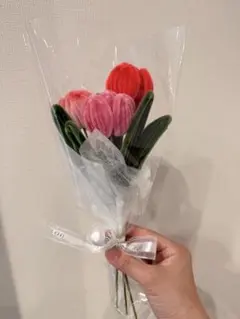 モールフラワー ハンドメイド 花束 枯れない花 母の日ギフト チューリップ