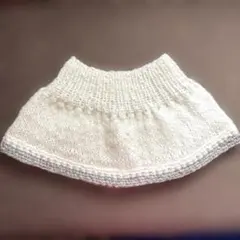 ニットつけ襟　ハンドメイド