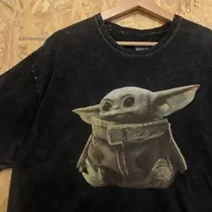 【裾カットオフ】スターウォーズ ザ・マンダロリアン ベビーヨーダ Tシャツ XLのサムネイル