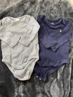 ギャップ　長袖ロンパース  ワッフル生地