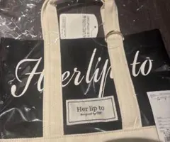 herlipto ルミネ HLT Canvas Mini Tote Black - メルカリ