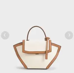 Charles & Keith キャンバストラベラーズ　トップハンドルバッグ