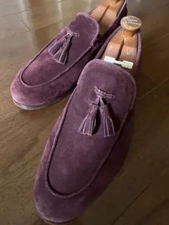 イル•モカシーノ エストネーション 極小スエードタッセルローファー 43