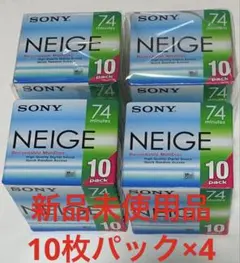 SONY MD 80分 10PACK×4個 NEIGE ネージュ 40枚 ソニー - メルカリ
