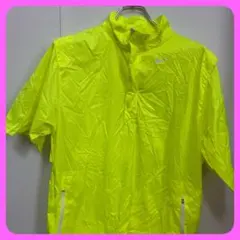 NIKE GOLF 蛍光イエロー 袖なしジャンバー Lサイズ
