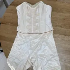 ブライダルインナー コルセットスタイル クリーム色