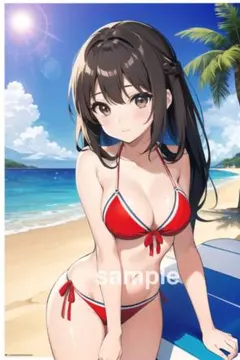 オリジナル美少女イラスト ポスター　A4サイズ　アニメ　送料無料 GZ0035