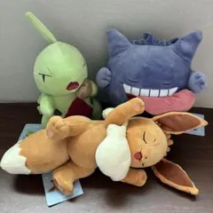 もっちりぬいぐるみ Pokémon Sleep　3体セット