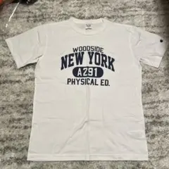 Champion Tシャツ ニューヨーク　ホワイト　LL