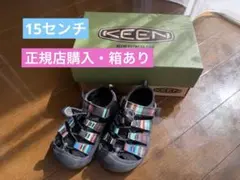 ⛰️KEEN⛰️水遊び　海　リトルキッズニューポート サンダル　エイチツー　H2