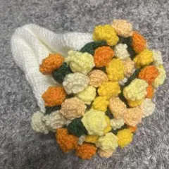 ク*マ様 花束ブーケブランケット 薔薇 オレンジ ピンク しろ 薄ピンク 黄色