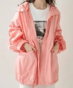 【春】mystic マウンテンパーカー ピンク 春アウター ナイロンジャケットのサムネイル