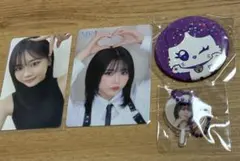 ME:I ミーアイ　佐々木心菜　CD予約特典,Ｗ会員トレカ　缶バッジ、ミニうちわ