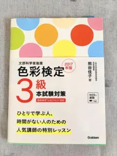 色彩検定3級 本試験対策 2017年版