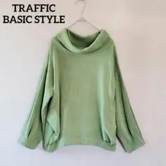 TRAFFIC BASIC STYLE　微起毛　オフタートル　プルオーバー