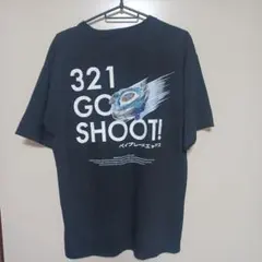 爆旋陀螺X官方321 GO SHOOT! 黑色T恤 M號
