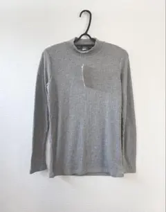 ◎新品未使用タグ付◎UNIQLO ユニクロ◎リブハイネックT