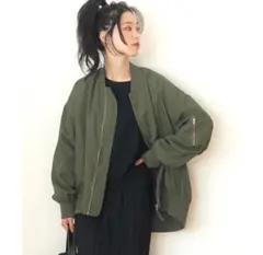 coca 新品 MA-1 薄手 軽アウター ブルゾン