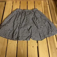GLOBAL WORK ギンガムチェック キュロットスカート 130cm