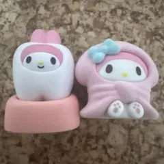 サンリオガチャ 歯　おふとんかぶりっこ2 マイメロ　セット
