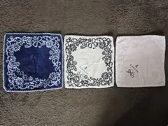 LANVINタオルハンカチ3枚セット