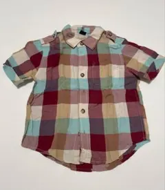 babyGap チェック柄 半袖シャツ 100cmのサムネイル