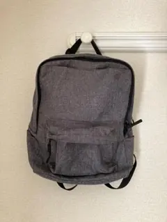 MUJI✨肩の負担を軽くする 撥水手提げ付きリュックサック A4 霜降りグレー