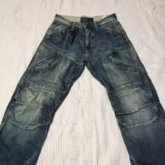 00s G-Star Raw ブーツカットデニム ワイド ダメージ新品タグ - メルカリ