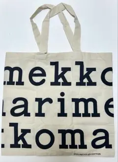 非売品　リサイクルコットントートバッグ　マリメッコ