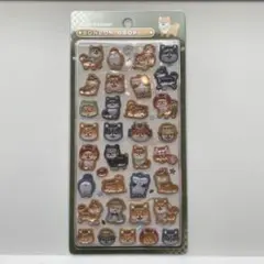 ボンボンドロップシール　和柄　犬