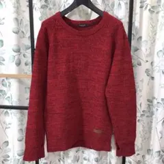 BURBERRY BLACK LABEL セーター ニット 赤 サイズ2のサムネイル