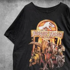 CDUU ムービー Tシャツ ジュラシックワールド 恐竜 ティラノサウルス 映画