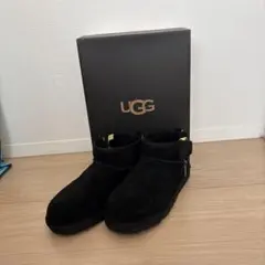 UGG ブラック　ムートンブーツ　24cm