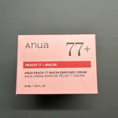 Anua 77+ 桃77 ナイアシンリッチモイスチャークリーム 50ml