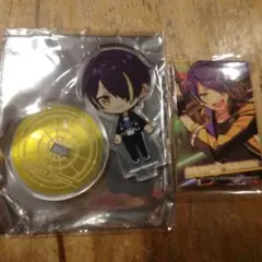 あんスタ　仙石忍　アクリルスタンド　缶バッジ　2点セット