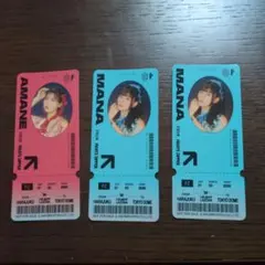 月足天音　真中まなステッカーセット