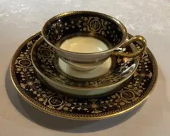 【美品】 アストバリーブラック27cm ディナープレート ウェッジウッド（Wedgwood）アストバリーブラック ティーカップ