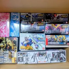 ガンプラ まとめ売り MG HG RG 8点セット おまけ付き - メルカリ
