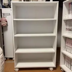 美品】 セミオーダーラック強化棚 奥行 44cm（幅90×高さ90cm WH