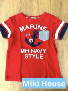 ☆MIKI HOUSE ☆マリンスタイル Tシャツ 100cm
