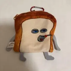 パンどろぼう 柴田ケイコ ガチャガチャ ポーチ カラビナ付き