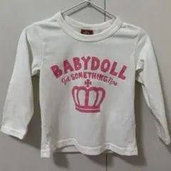 BABYDOLL王冠ロゴ ロンT ベビー 子供用