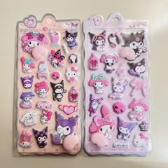 クロミお尻ぷにぷにシール　ぷっくりシール　2枚セット